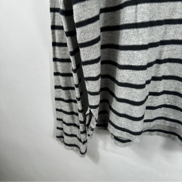 J. Crew Boatneck Black and Gray Striped  Sweater | Size Small - Picture 5 of 9